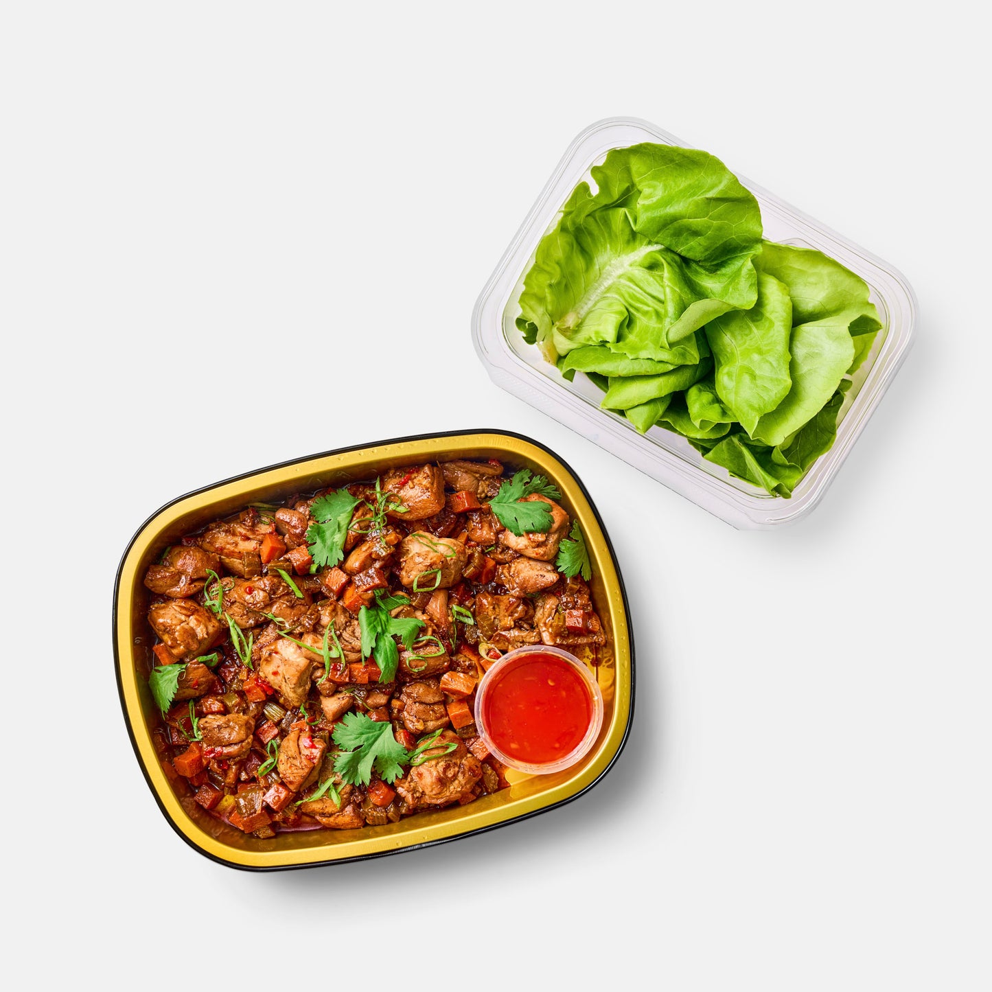 Chopped Chicken Lettuce Cups