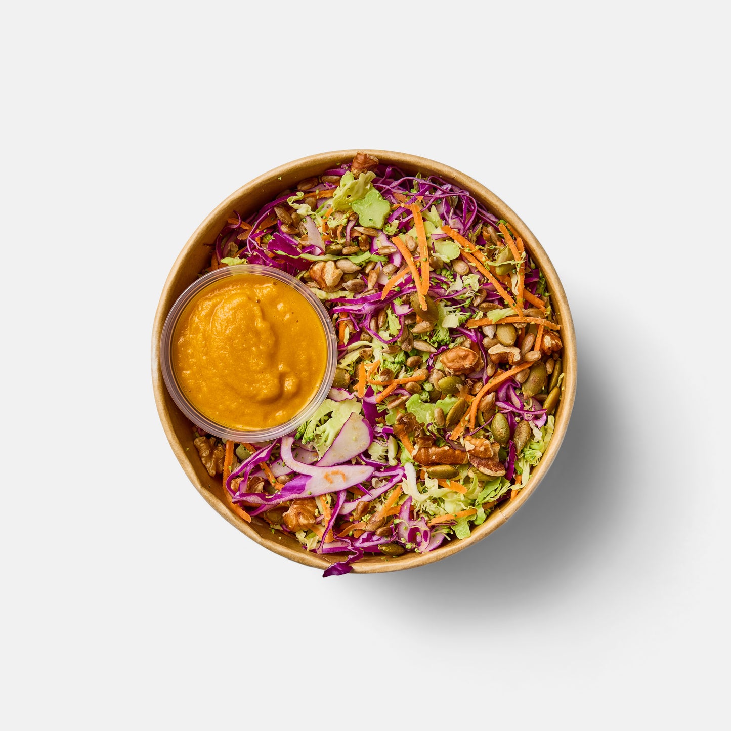 Farmers Market Broccoli Detox Bowl with Carrot Ginger Vinaigrette