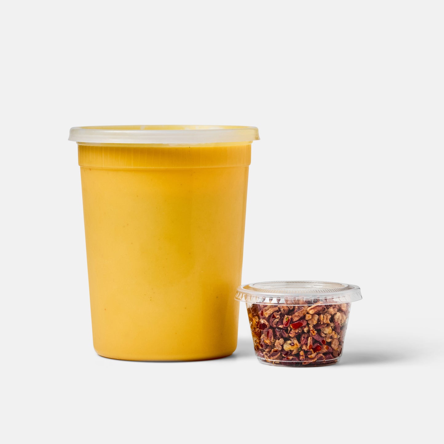 Butternut Squash Soup with Pecan Crumble