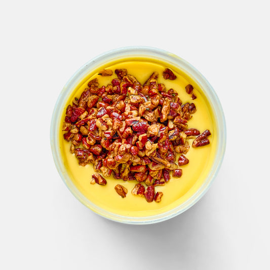 Butternut Squash Soup with Pecan Crumble
