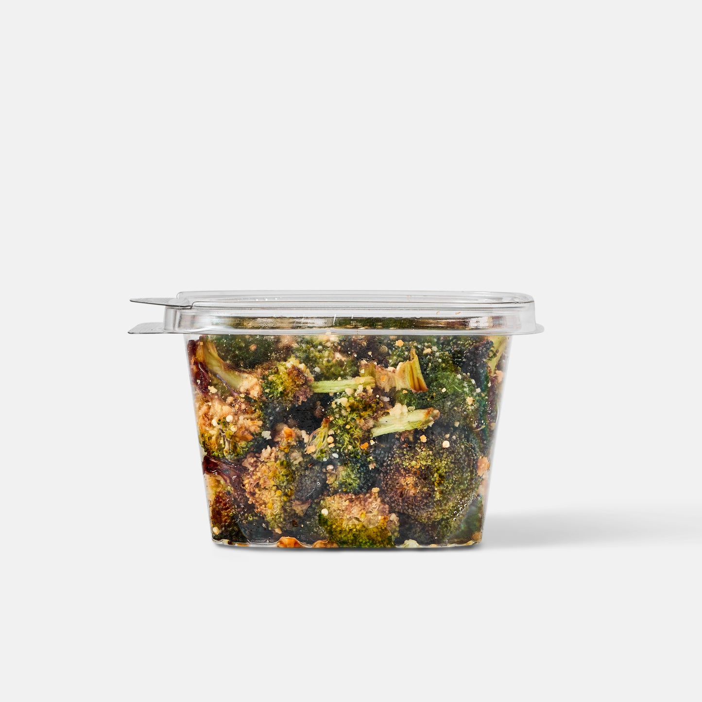 Roasted Broccoli with Puffed Quinoa and Parm