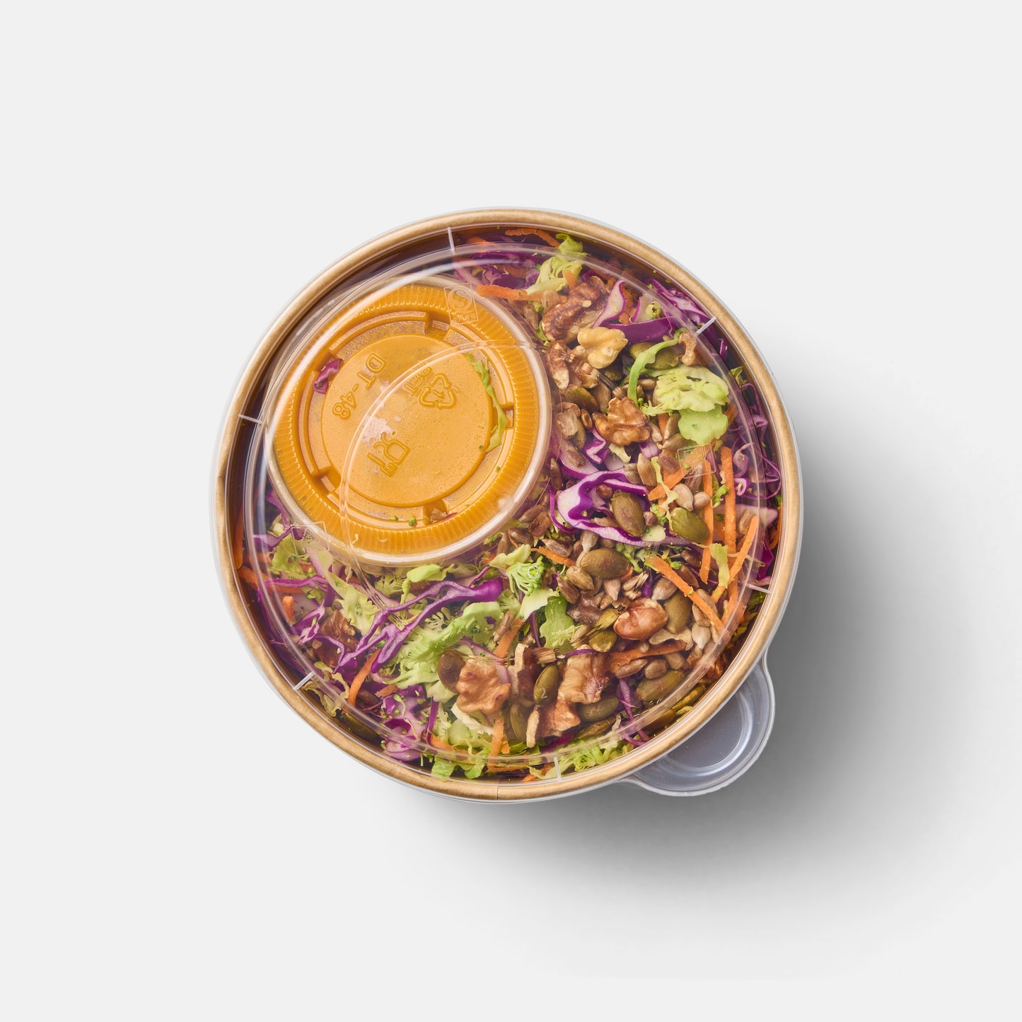 Farmers Market Broccoli Detox Bowl with Carrot Ginger Vinaigrette