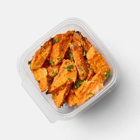 Garlic and Parmesan Roasted Carrots