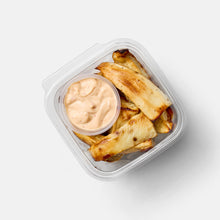 White Sweet Potato Wedges with Chipotle Aioli